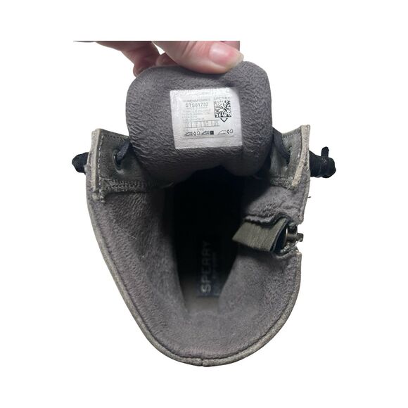 Sperry Women's Saltwater Duck Boots Gray‎ Black Size 8.5 Rain Boot - Picture 6 of 6